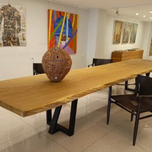 Free Edge Wood Table