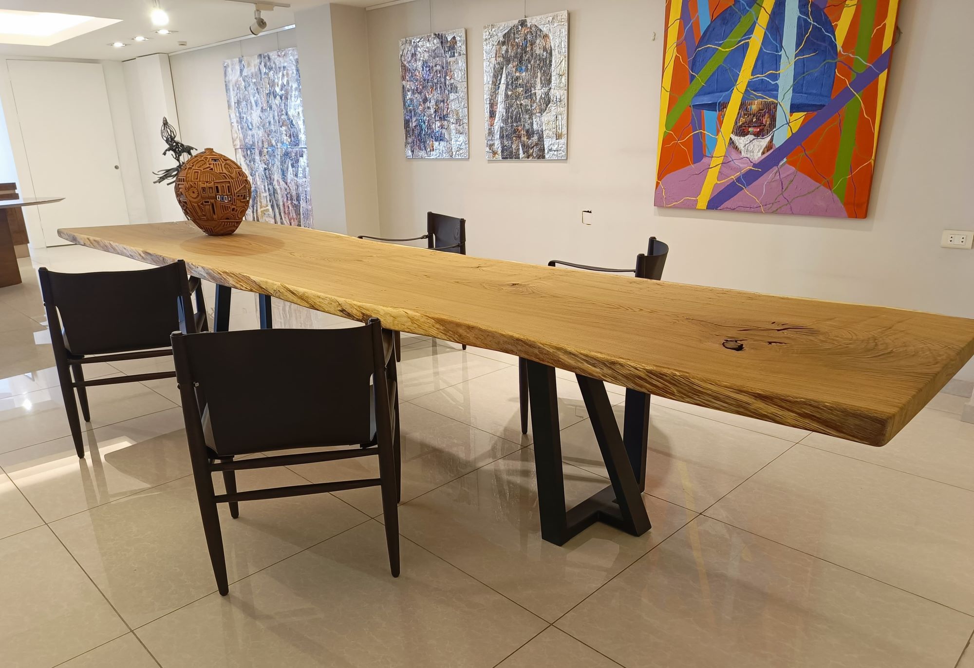 Free Edge Wood Table - Image 2