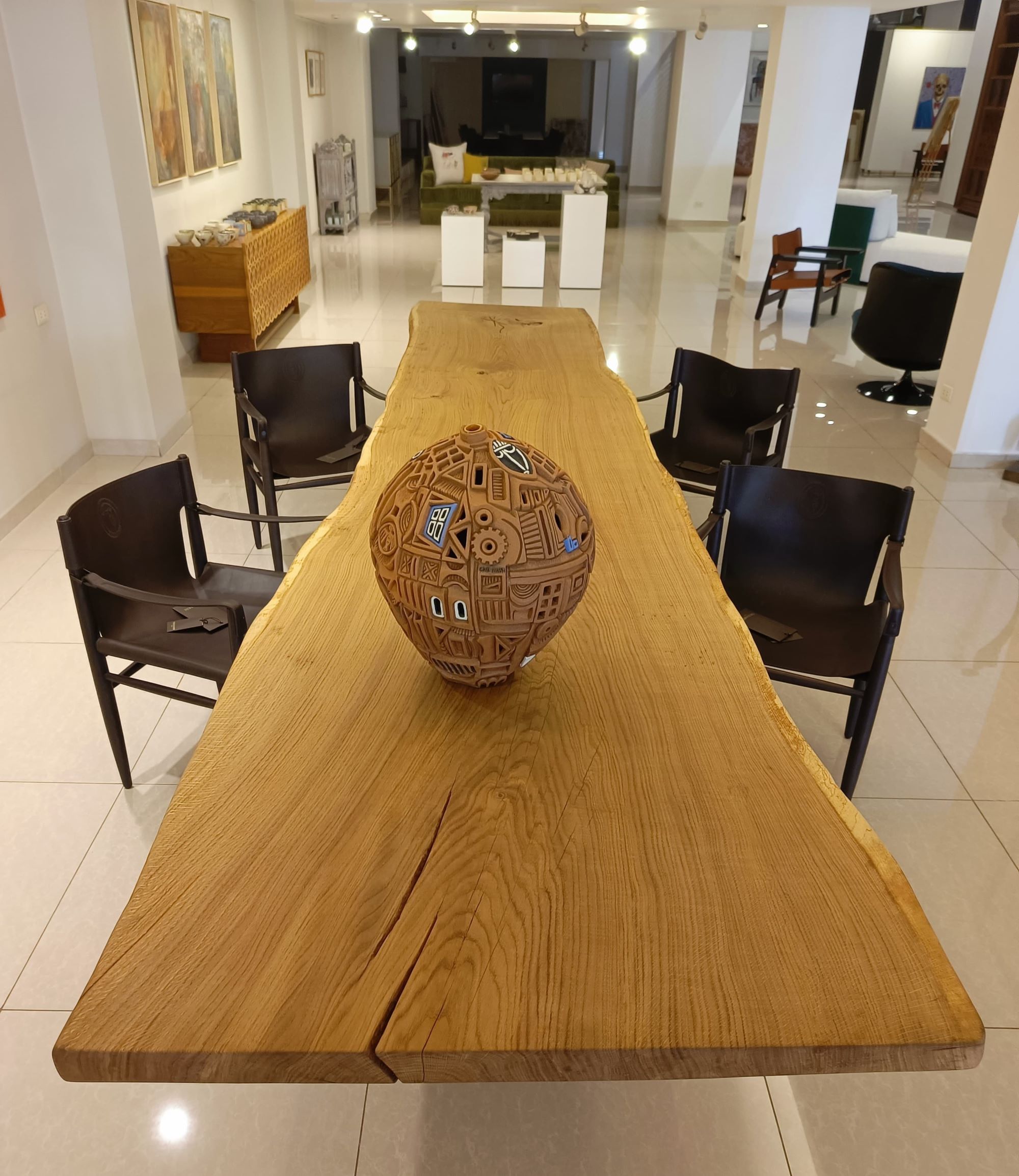Free Edge Wood Table - Image 4